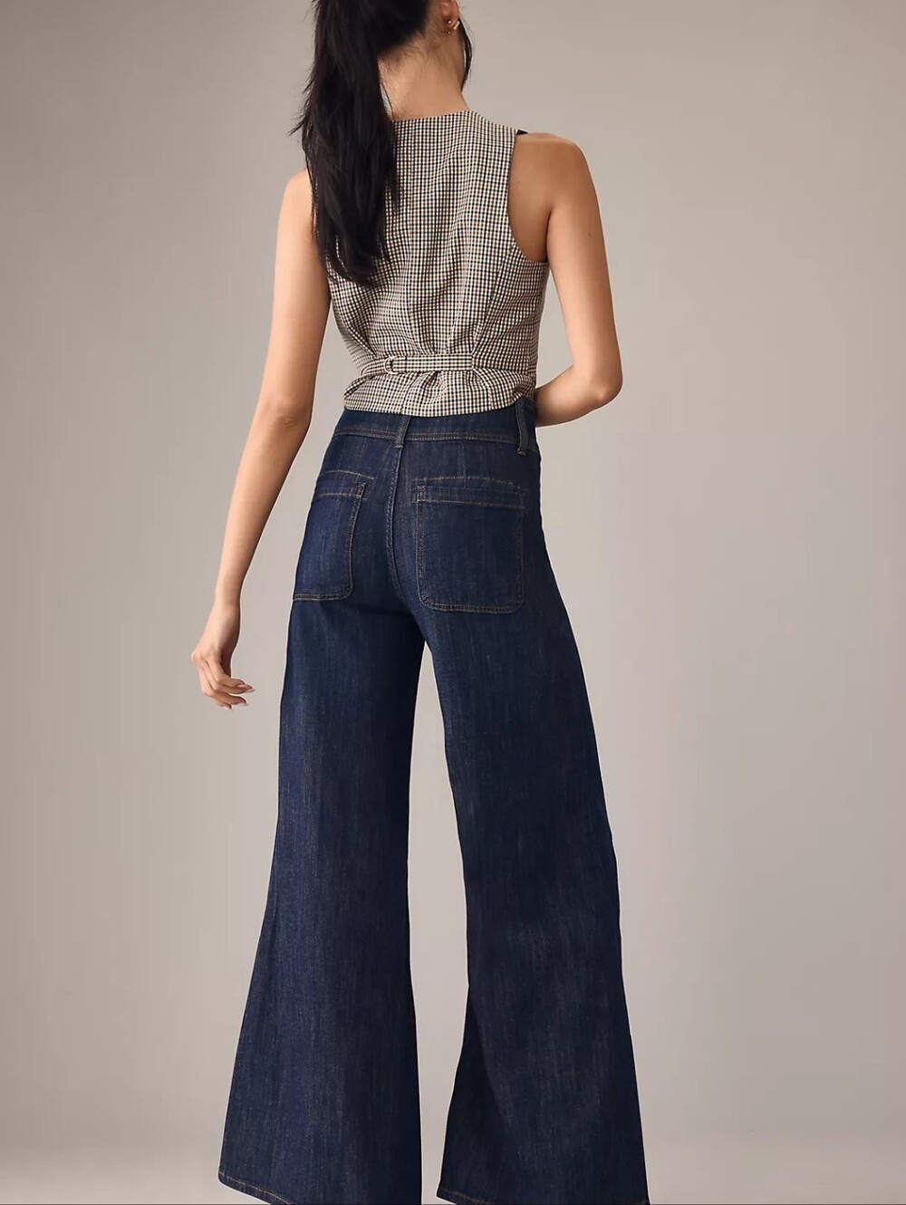 Pilcro High Rise Wide Leg Trouser Jeans Size 25 SUPER FLARE - Picture 5 of 16